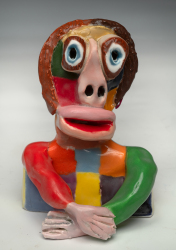 2602  |  glazed clay sculpture  |  6x4x4 inches