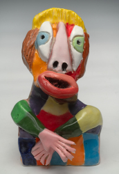 2603  |  glazed clay sculpture  |  6x4x4 inches