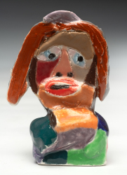 2605  |  glazed clay sculpture  |  4x3x3 inches