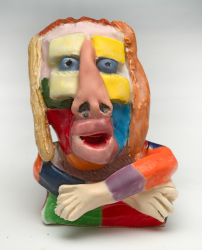 2606  |  glazed clay sculpture  |  4x3x3 inches