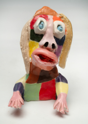 2610  |  glazed clay sculpture  |  4x3x3 inches