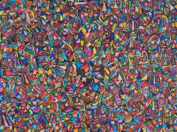 Squeeze | felt marker on paper | 18x24