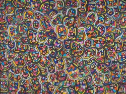faces 20 | felt marker on paper | 18x24