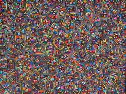 faces 21 | felt marker on paper | 18x24