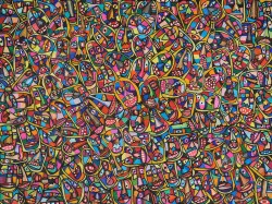 faces 12 | felt marker on paper | 18x24
