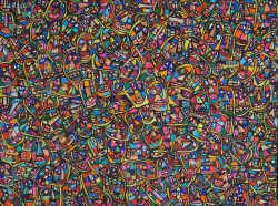faces 23 | felt marker on paper | 18x24