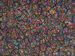 faces 24 | felt marker on paper | 18x24
