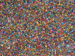 faces 02 | felt marker on paper | 18x24