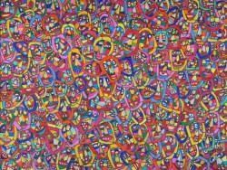 faces 14 | felt marker on paper | 18x24