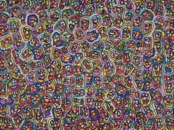 faces 17 | felt marker on paper | 18x24