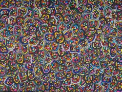 faces 18 | felt marker on paper | 18x24