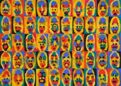 faces 09 |  watercolor on paper | 14x20