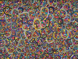faces 19 | felt marker on paper | 18x24