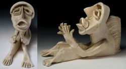 sculpture 194 | clay sculpture | 3.5Tx2Wx6D