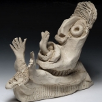 sculpture 164 | clay sculpture | 5Tx2Wx3D